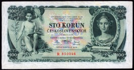 Czechoslovakia 100 Korun 1931 
P# 23a; # R 850046