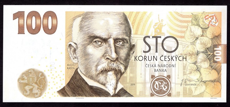 Czech Republic Commemorative Banknote "100th Anniversary of the Czechoslovak Cro...