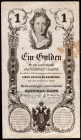 Austria 1 Gulden 1848
P# A81; Small Stains; VF