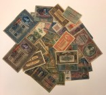 Austria-Hungary Unsearched Lot of 59 Banknotes Beginning of 20th Century 
Different Denominations, Types & Conditions