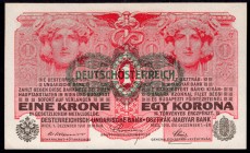 Austria 1 Krone 1919 (ND)
P# 49; UNC