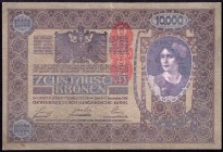 Austria 10000 Kronen 1919 (ND)
P# 64; XF-