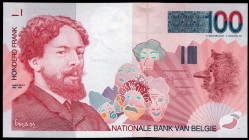 Belgium 100 Francs 1995 
P# 147; UNC; "James Ensor"