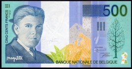 Belgium 500 Francs 1995 RARE!
P# 149; aUNC; "Rene Magritte"; RARE!