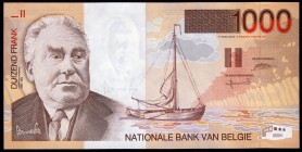 Belgium 1000 Francs 1997 RARE!
P# 150; UNC; "Constant Permeke"; RARE!