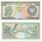 Cyprus 10 Pounds 1987
#V584759; P# 51; UNC