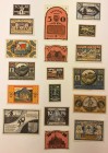 Germany Lot of 18 Notegelds 
Different Denominations, Dates & Conditions