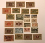 Germany & Austria-Hungary Unsearched Lot of 25 Banknotes Beginning of 20th Century 
Different Denominations, Types & Conditions