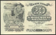 Estonia 20 Krooni 1932 RARE!
P# 64; UNC; RARE!