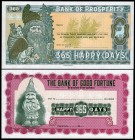 Europe Lot of 2 Christmas & New Year Notes 
Fantasy Banknote; Limited Edition; Made by Matej Gábriš; BUNC