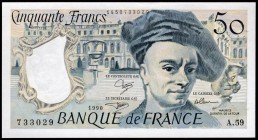 France 50 Francs 1990 
P# 152; UNC; "Quentin de La Tour"