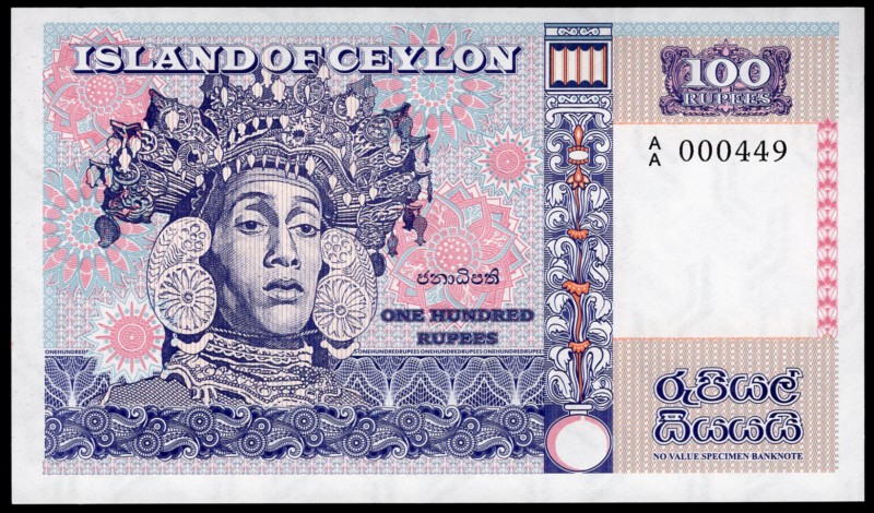 Ceylon 100 Rupees 2016 Specimen
Fantasy Banknote; Limited Edition; Made by Mate...