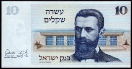 Israel 10 Sheqalim 1978 
P# 45; UNC; "Theodor Herzl"