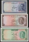 Iran Lot of 3 Banknotes 1948
P# 47 48 49