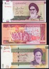 Iran Lot of 3 Banknotes 1983 - 2015 (ND)
2000 - 5000 - 50000 Rials; P# 139a, 144a, 155; UNC