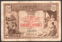 Angola 50 Centavos 1923 RARE
P# 63
