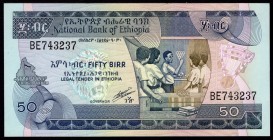 Ethiopia 50 Birr 1991 
P# 44; UNC