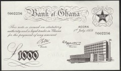 Ghana 1000 Pounds 1958 RARE
#002256; P# 4