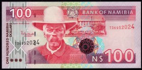 Namibia 100 Dollars 1999 
P# 9; UNC; "Captain H. Witbooi (Namaqua Chief)"
