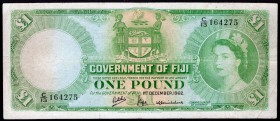 Fiji 1 Pound 1962
P# 53e; F