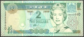 Fiji 2 Dollars 2002 
P# 104a; UNC