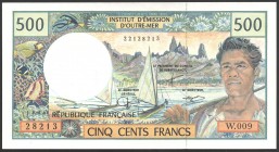 French Polynesia 500 Francs 1985 -1996
P# 1d; № W.009 28213; UNC