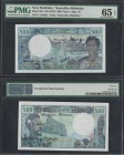 New Hebrides 500 Francs 1979 (ND) PMG Gem UNC 65 EPQ
#00604221; Pick# 19b
