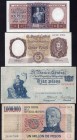 Argentina Lot of 4 Banknotes 1935 - 1983
1 - 5 - 10 - 1000000 Pesos; P# 253a, 260b, 275a, 310; F-VF