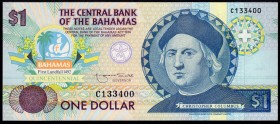 Bahamas 1 Dollar 1992 Commemorative
P# 50; № C 133400; UNC; "C. Columbus"