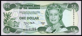 Bahamas 1 Dollar 1996 
P# 57; UNC