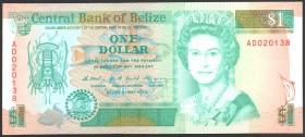 Belize 1 Dollar 1990 
P# 51; № AD 020138; UNC