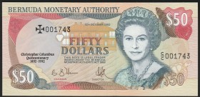 Bermuda 50 Dollars 1992
#001743; P# 40; Christopher Columbus Quincentenary; aUNC