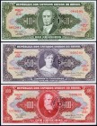 Brazil Set of 3 Banknotes 
UNC; Set 3 PCS