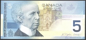 Canada 5 Dollars 2002 -2004
P# 101; № HNP 086095; UNC