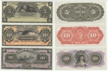 Costa Rica Set of 3 Banknotes 1899
Banco de Costa Rica; P# S163 S164 S165