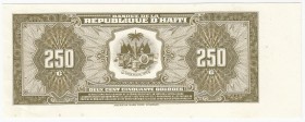 Haiti 250 Gourdes 1979 PROGRESSIVE PROOF
P# 237; UNC-