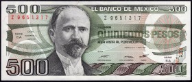 Mexico 500 Pesos 1984 
P# 79; UNC; "Aztec Calendar"