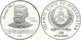 Afghanistan 500 Afghanis 2001 
KM# 1048; Silver Proof; 100th Anniversary of Giuseppe Verdi's Death; With Certificate