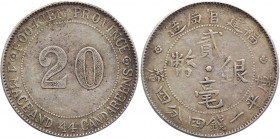 China - Fookien 20 Cents 1923 
Y# 383; Silver 5,31g.