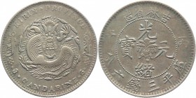 China - Kirin 50 Cents 1906 
Y# 182.3; Silver 12,9g.; Rare