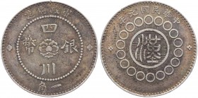 China - Sichuan 10 Cents 1912 
Zeno# 32152; Silver 2,63g.