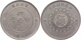 China - Szechuan 1 Dollar 1912 
Y# 456; Silver 25,7g.