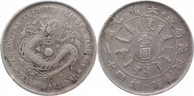 China - Zhili 1 Dollar 1898 
Zeno# 233899; Silver 26,76g.; Pei Yang Arsenal; Restoration 12 hours