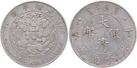 China 10 Cents 1907 
Zeno# 97699; Silver 2,66g.