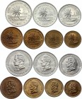 Keeling Cocos Islands Lot of 7 Coins 1977 
5 10 25 50 Cents 1 2 5 Rupees 1977; 150 Years of the Kingdom of the Cocos (Keeling) Islands; UNC