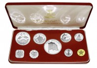 Bahamas Proof Set 1974 
With Silver; Proof; With Original Box & Certificate