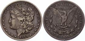 United States Morgan Dollar 1878 S
KM# 110; Silver
