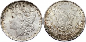 United States Morgan Dollar 1887 
KM# 110; Silver; XF-AUNC