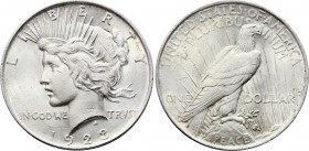 United States Peace Dollar 1923 
KM# 150; Silver; "Peace Dollar"; UNC