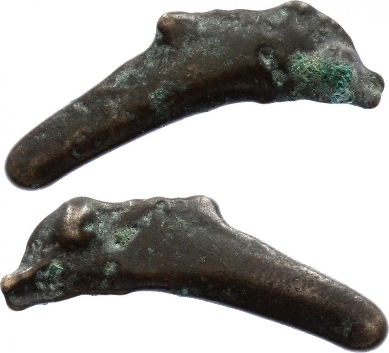 Ancient World Ancient Greece, Skythia Olbia AE Copper 550 - 450 BC Dolphin
Cast...